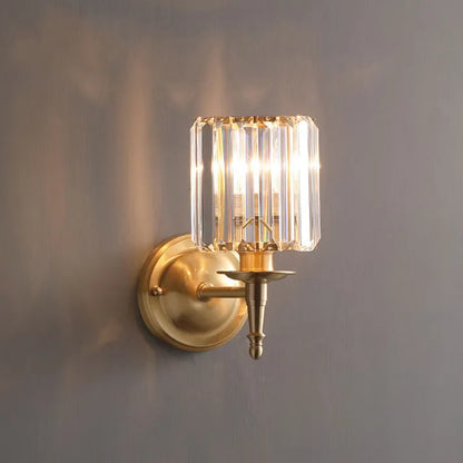 GlowVintage – Luxe Crystal Wall Lamp