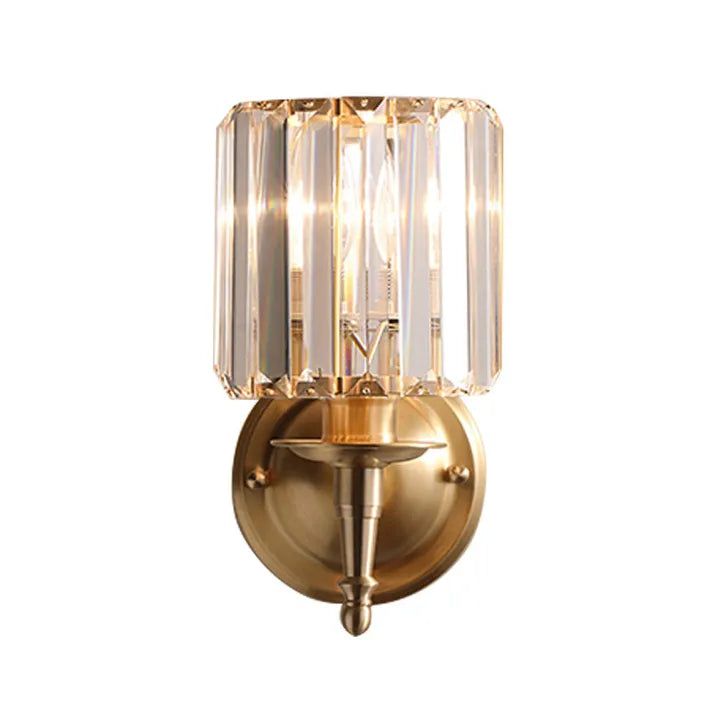 GlowVintage – Luxe Crystal Wall Lamp