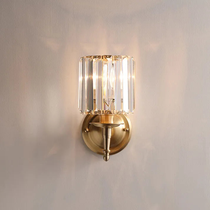 GlowVintage – Luxe Crystal Wall Lamp
