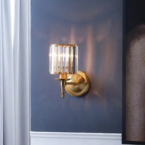 GlowVintage – Luxe Crystal Wall Lamp
