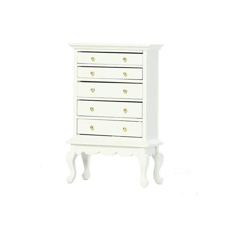 1/12 Dollhouse Miniature 5 Drawers Chest - DIYION
