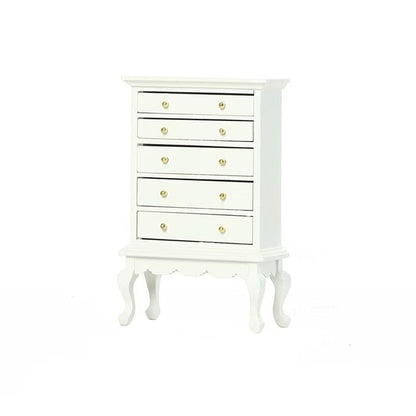 1/12 Dollhouse Miniature 5 Drawers Chest - DIYION