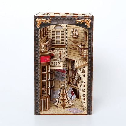 Magic Diagon Alley DIY Book Nook kit | Christmas Version