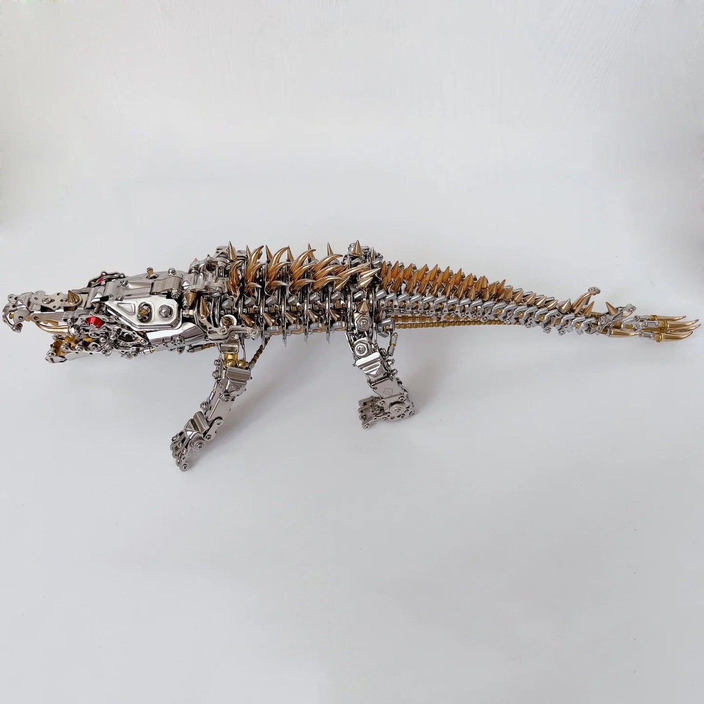 Diyion™ | Mechanical Crocodile Metal Sculpture - Diyion
