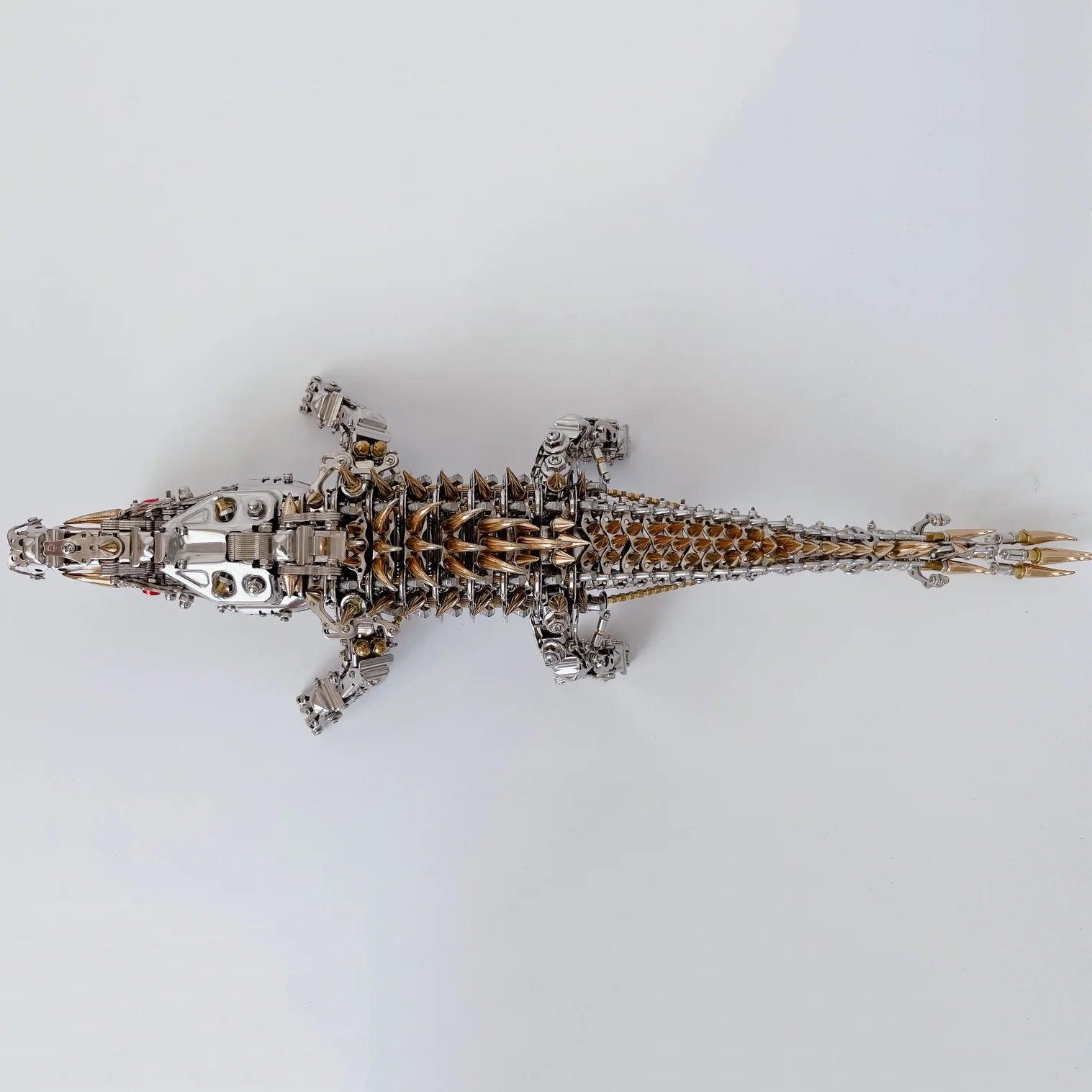 Diyion™ | Mechanical Crocodile Metal Sculpture - Diyion
