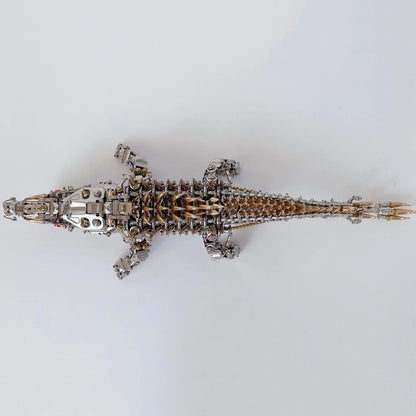 Diyion™ | Mechanical Crocodile Metal Sculpture - Diyion