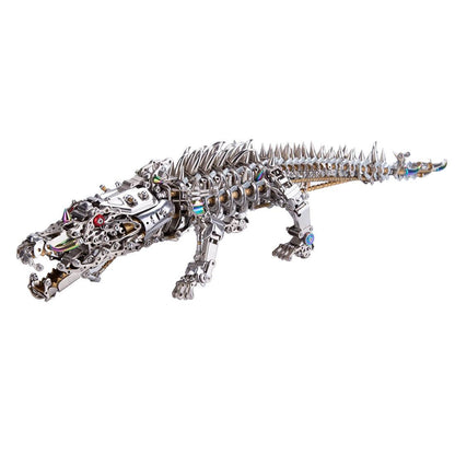 Diyion™ | Mechanical Crocodile Metal Sculpture - Diyion