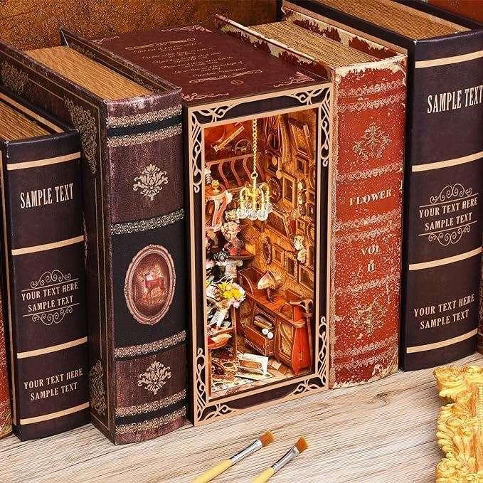 Painter's Day at Dusk DIY Book Nook Kit | Art Nouveau Inspired - DIYION