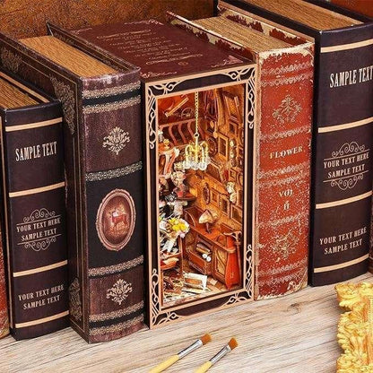 Painter's Day at Dusk DIY Book Nook Kit | Art Nouveau Inspired - DIYION