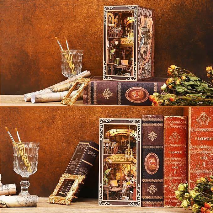 Painter's Day at Dusk DIY Book Nook Kit | Art Nouveau Inspired - DIYION