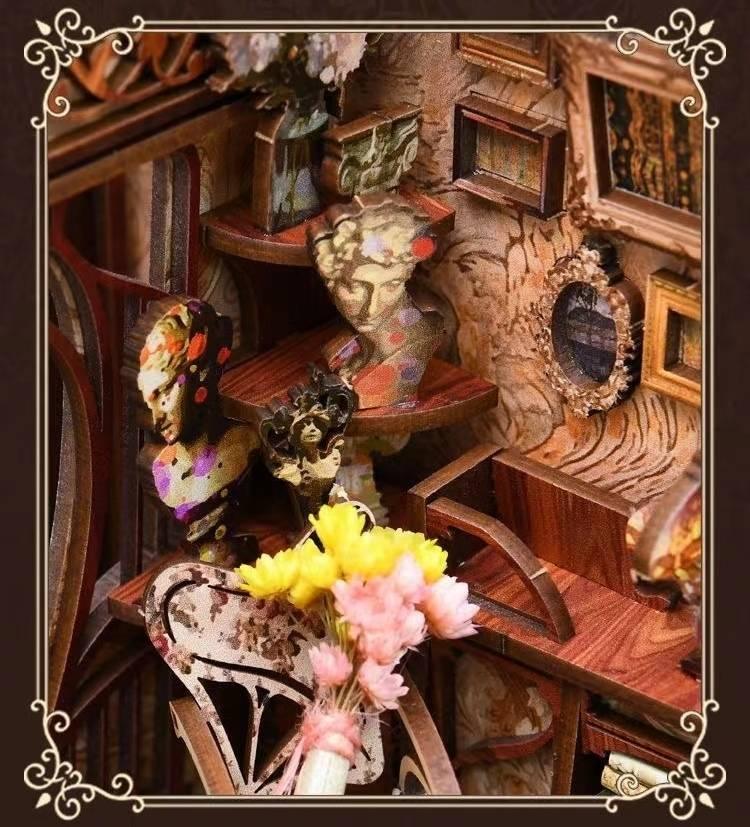 Painter's Day at Dusk DIY Book Nook Kit | Art Nouveau Inspired - DIYION