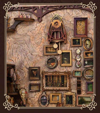 Painter's Day at Dusk DIY Book Nook Kit | Art Nouveau Inspired - DIYION