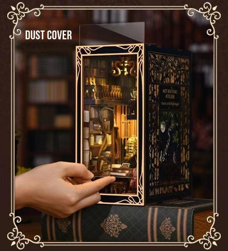 Pianist With Nightingale DIY Book Nook Kit | Art Nouveau Inspired