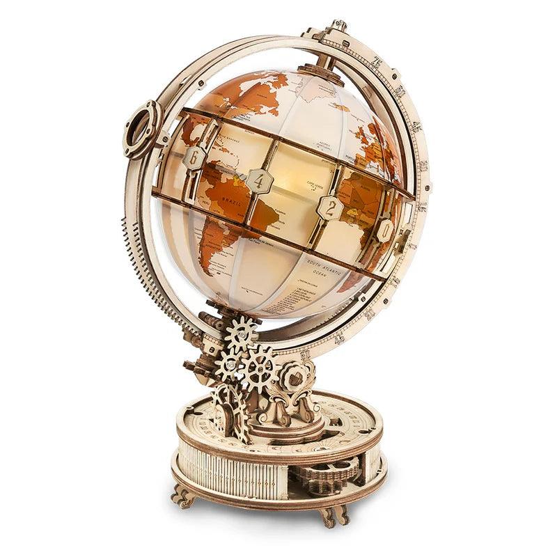 Diyion™ | Illuminated Globe 3D Wooden Puzzle - Diyion