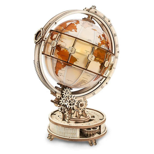 Diyion™ | Illuminated Globe 3D Wooden Puzzle - Diyion