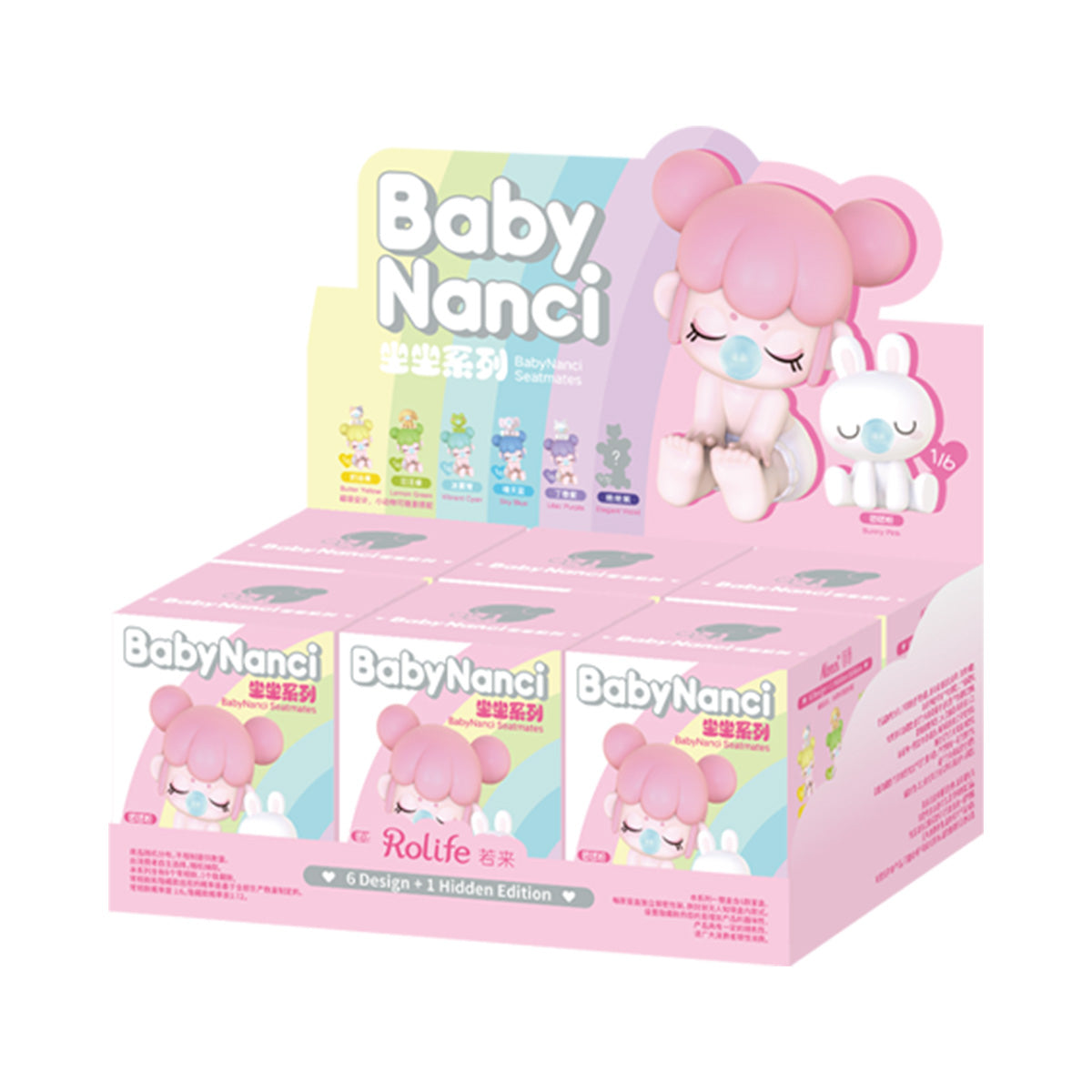 BabyNanci Seatmates Surprise Figure Dolls NAXX Labubu