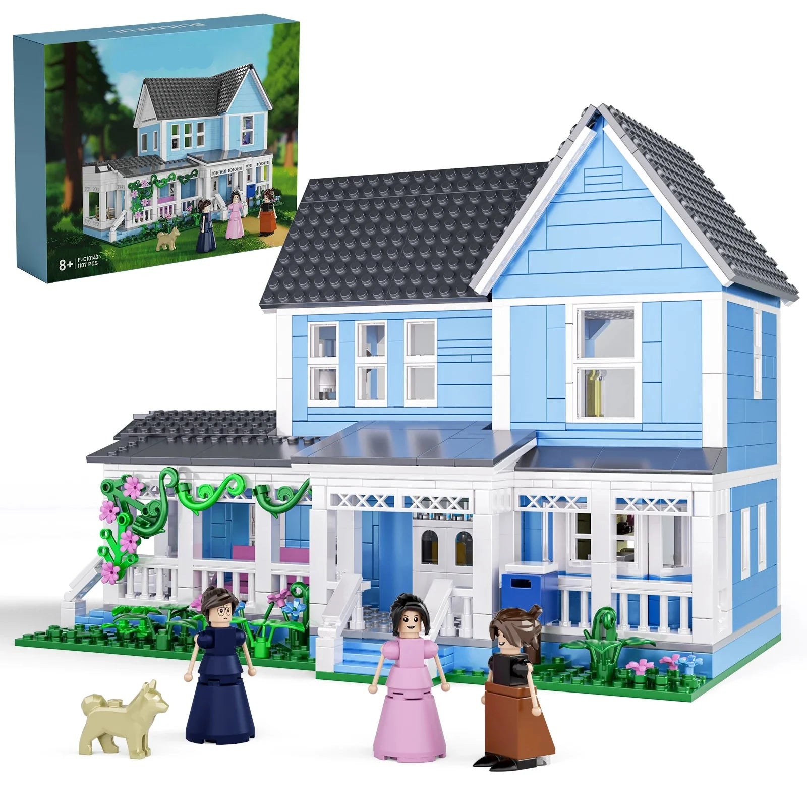 Diyion Gilmore Girls house building set with 1107 LEGO compatible blocks perfect gift for TV series fans