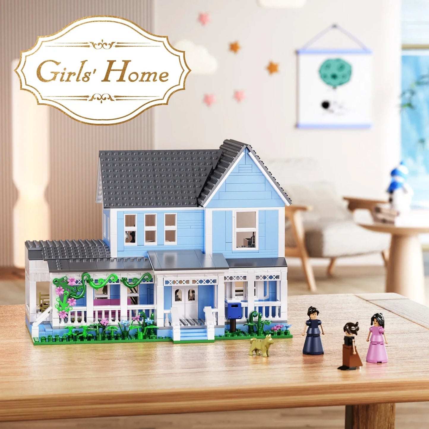 Diyion Gilmore Girls house building set with 1107 LEGO compatible blocks perfect gift for TV series fans