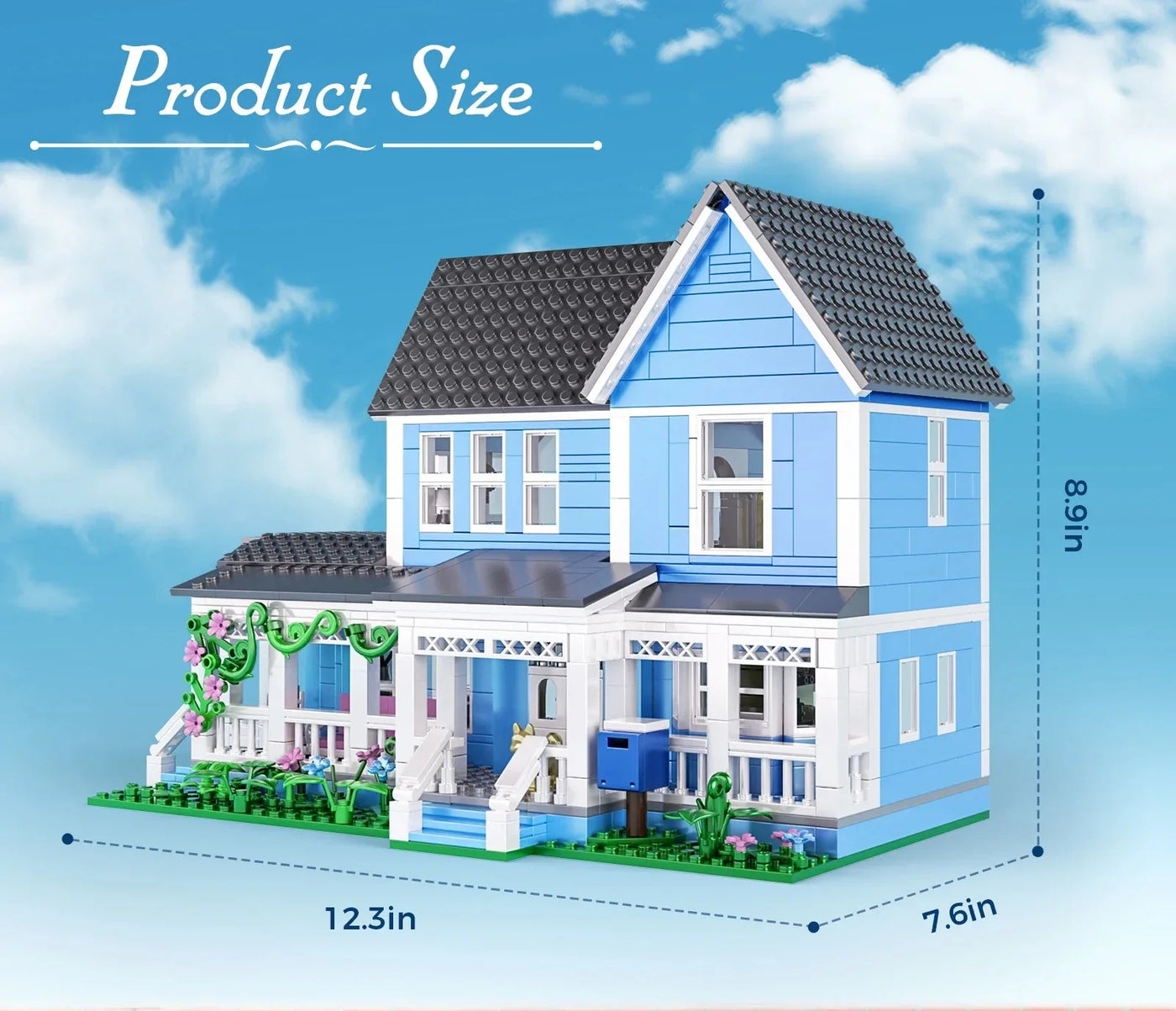 Diyion Gilmore Girls house building set with 1107 LEGO compatible blocks perfect gift for TV series fans