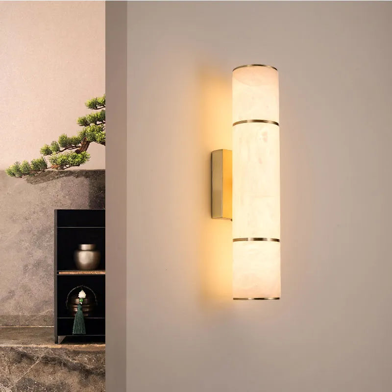 LuxMarble - Refined Stone Wall Light