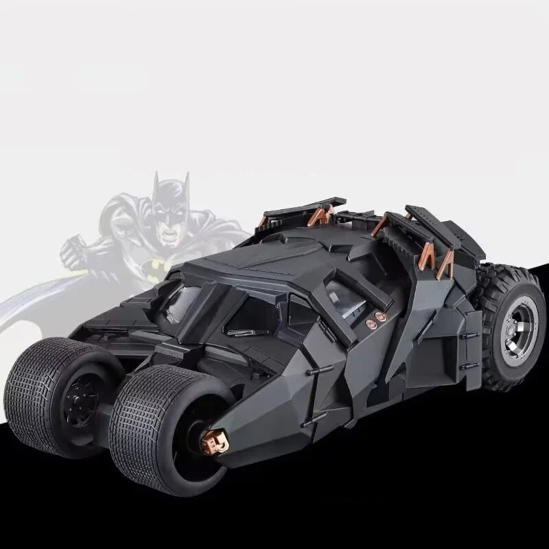 Diyion 1:18 Batmobile in 1995 2 Tail design, an alloy movie car model for hobbyists and Batman decor