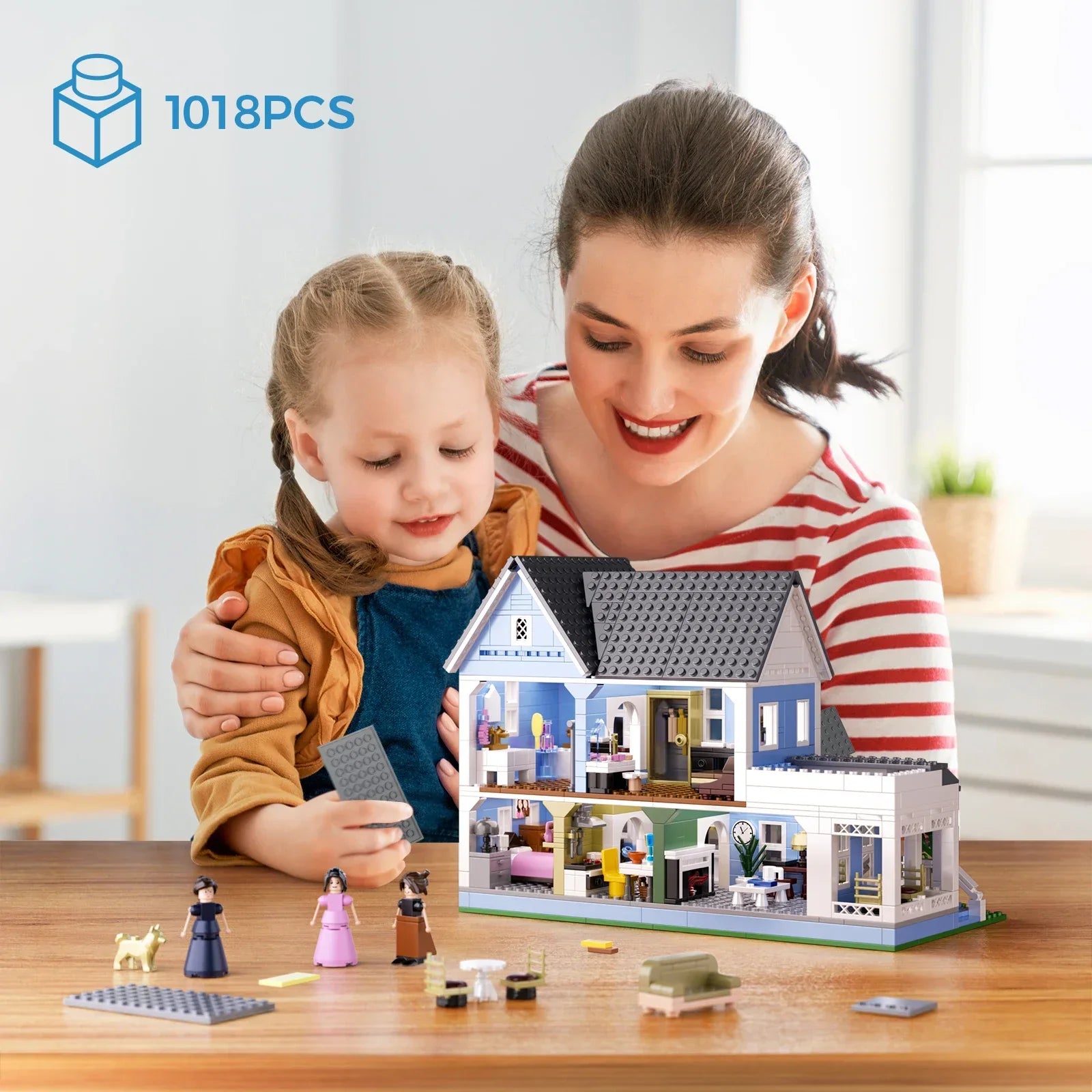 Diyion Gilmore Girls house building set with 1107 LEGO compatible blocks perfect gift for TV series fans