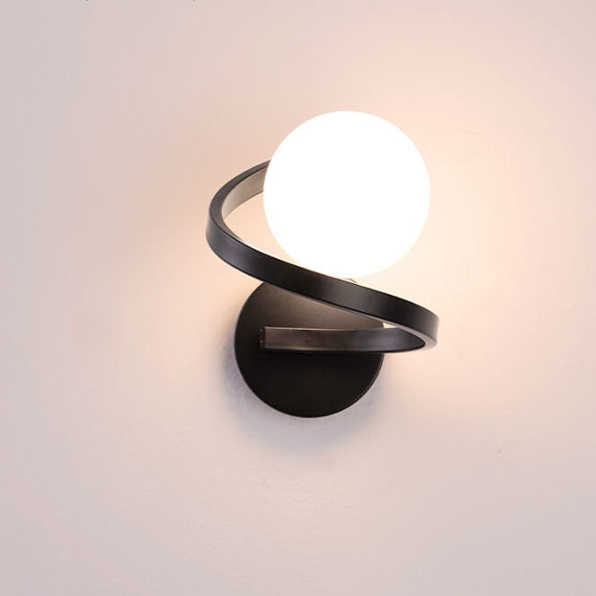 CurveLuxe – Sleek Iron Arch Wall Light