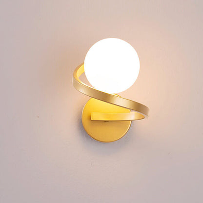 CurveLuxe – Sleek Iron Arch Wall Light