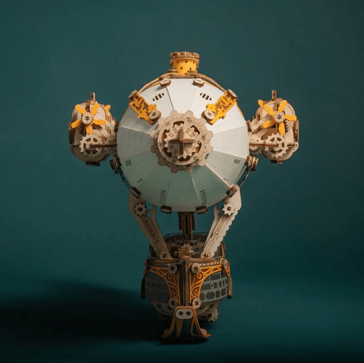 Diyion™ | Steampunk Navigator Airship 3D Wooden Puzzle Kit - Diyion