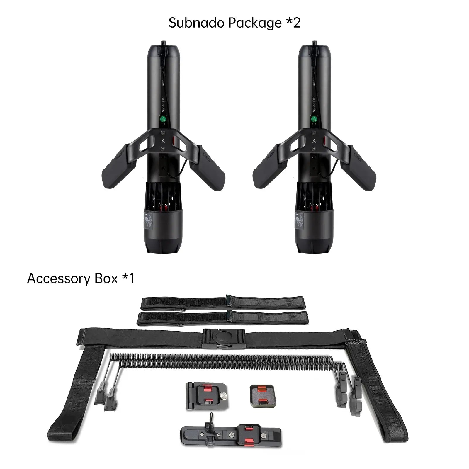 Subnado Standard diving action underwater, ocean DPV for deep reef scuba freediving and underwater photography sessions