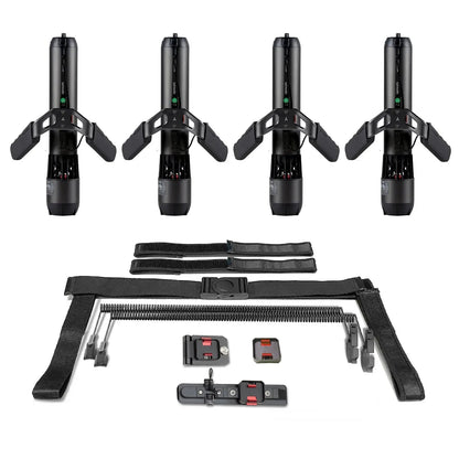 Subnado portable sea scooter snorkeling lifestyle, 1.4kg lightweight DPV for tropical reef tourism and open ocean swimming