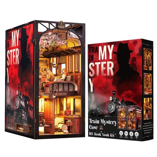 Train Mystery Case | DIY Book Nook Kit | Detective Agency Series - DIYION