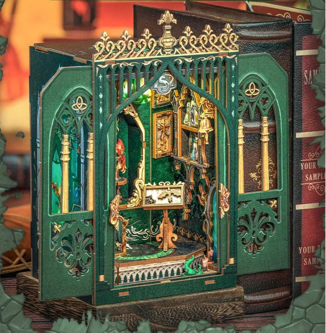 The Darkness Herbarium DIY Book Nook Kit | Mini Magic Shop - DIYION