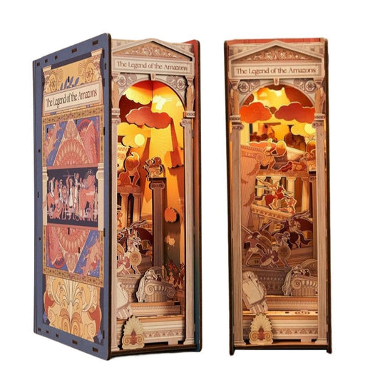 The Legend of the Amazons DIY Book Nook | Greek Art Inspired - DIYION