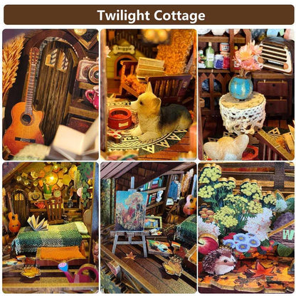 Twilight Cottage DIY Book Nook Kit - DIYION