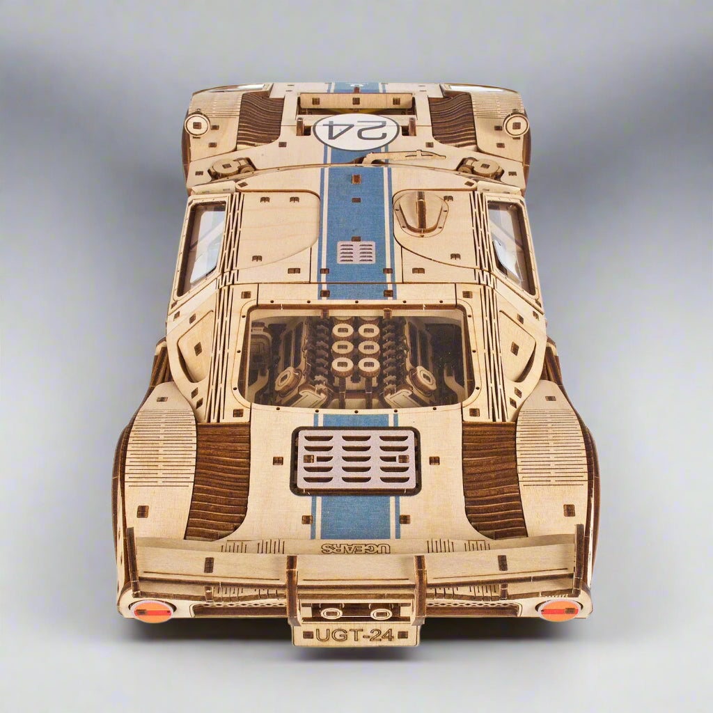 Diyion UGT-24 Endurance Racer wooden model kit with detailed race car design