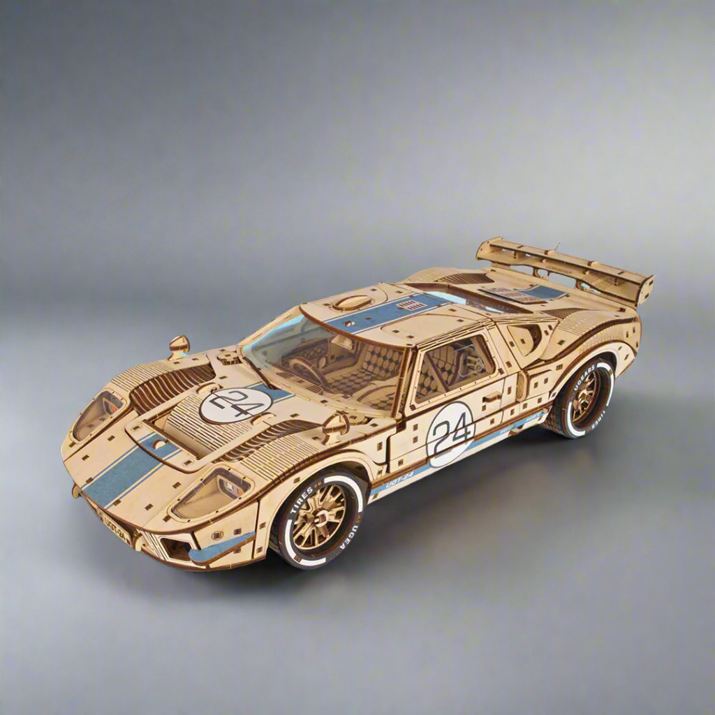 Diyion UGT-24 Endurance Racer wooden model kit with detailed race car design