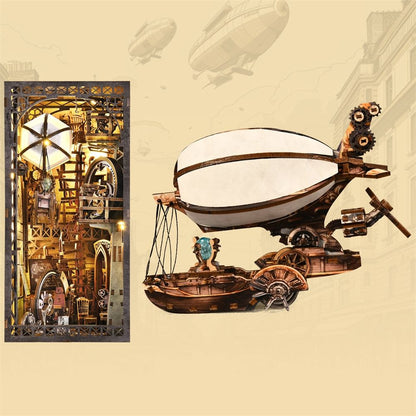 Uncle Peter’s Steampunk Workshop DIY Book Nook Kit - DIYION