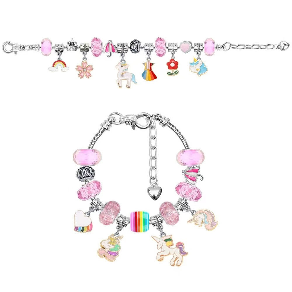 Unicorn Advent Calendar Christmas Countdown Bracelet Set - DIYION