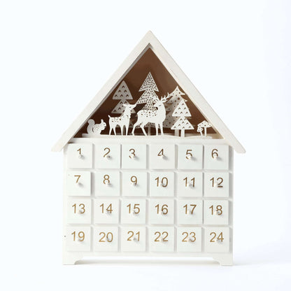 White Forest Christmas Countdown Advent Calendar - DIYION