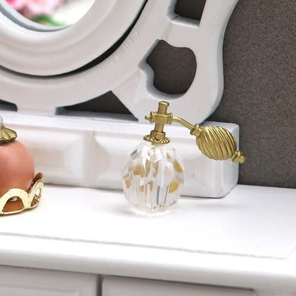 White Miniature Bedroom Set | 1:12 Scale Dollhouse Furniture - DIYION