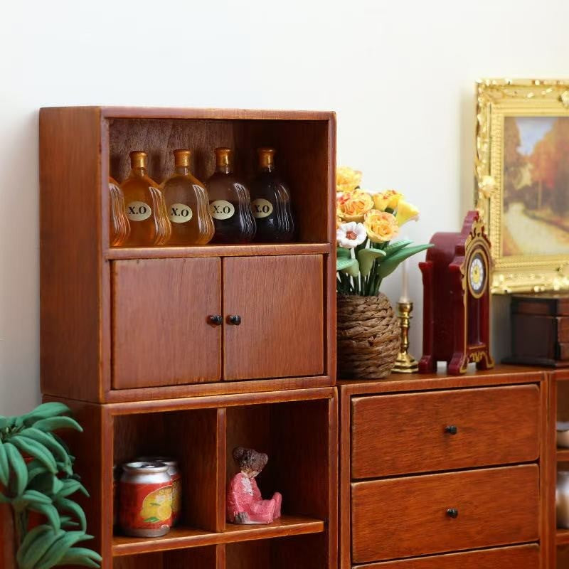 Wooden Miniature Cabinet Set | 1:12 Scale - DIYION