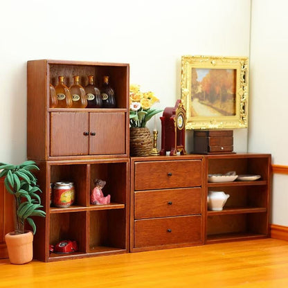Wooden Miniature Cabinet Set | 1:12 Scale - DIYION