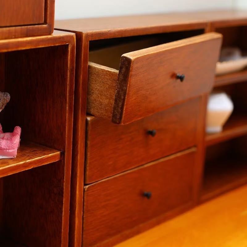 Wooden Miniature Cabinet Set | 1:12 Scale - DIYION