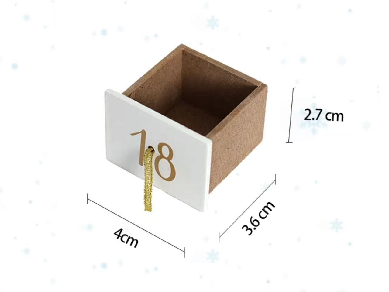 Wooden Nativity Advent Calendar - DIYION