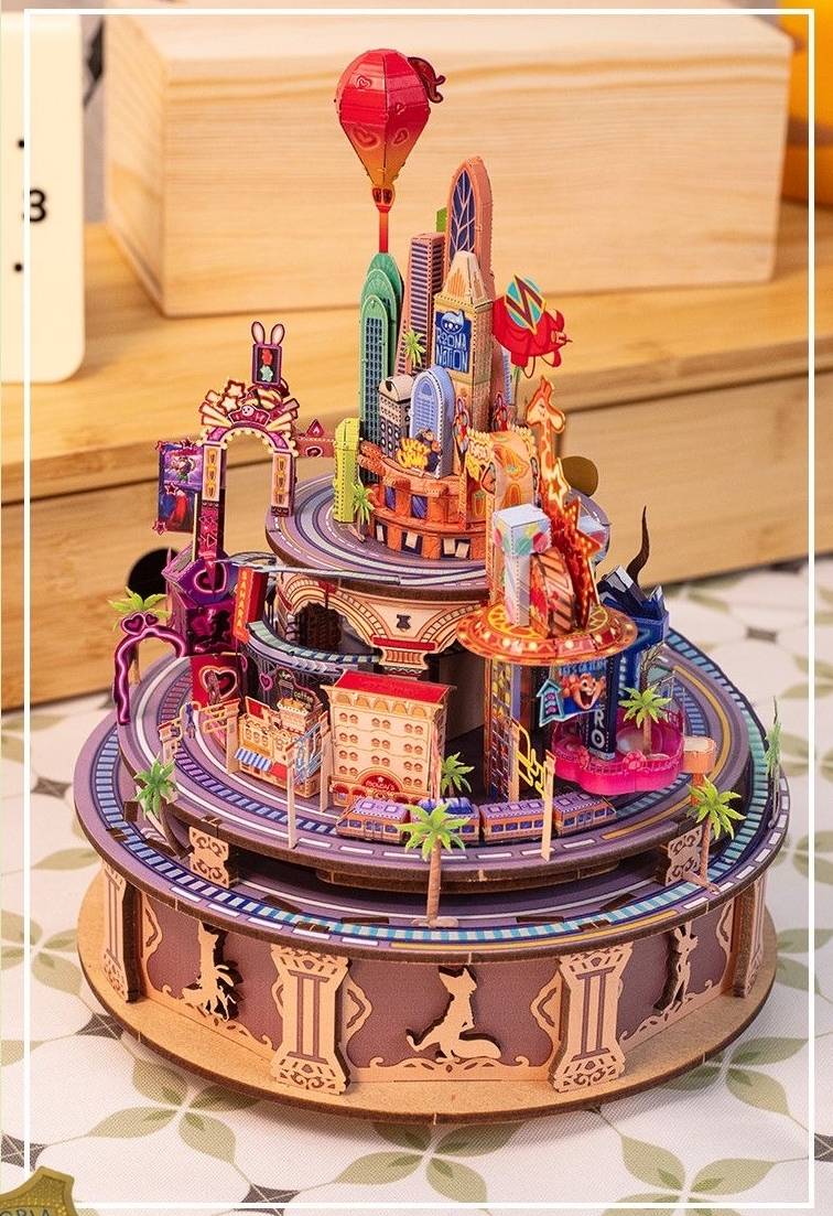Zootopia 3D Music Box Puzzle - DIYION