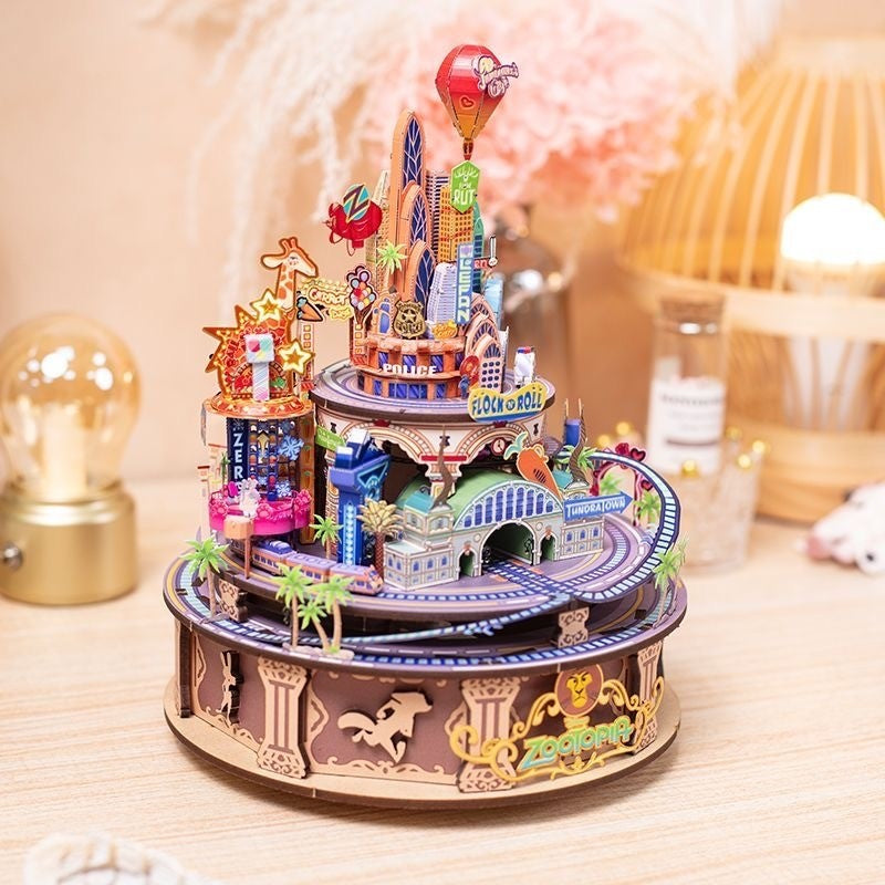 Zootopia 3D Music Box Puzzle - DIYION