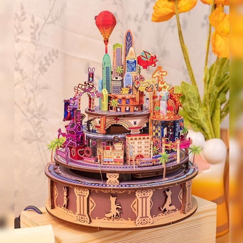 Zootopia 3D Music Box Puzzle - DIYION