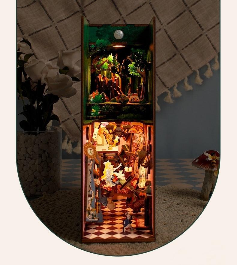 Alice In Wonderland 3D Wooden DIY Book Nook Kit - DIYION