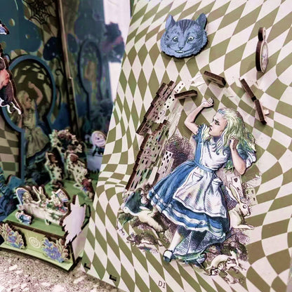 Alice In Wonderland DIY Book Nook Kit - DIYION
